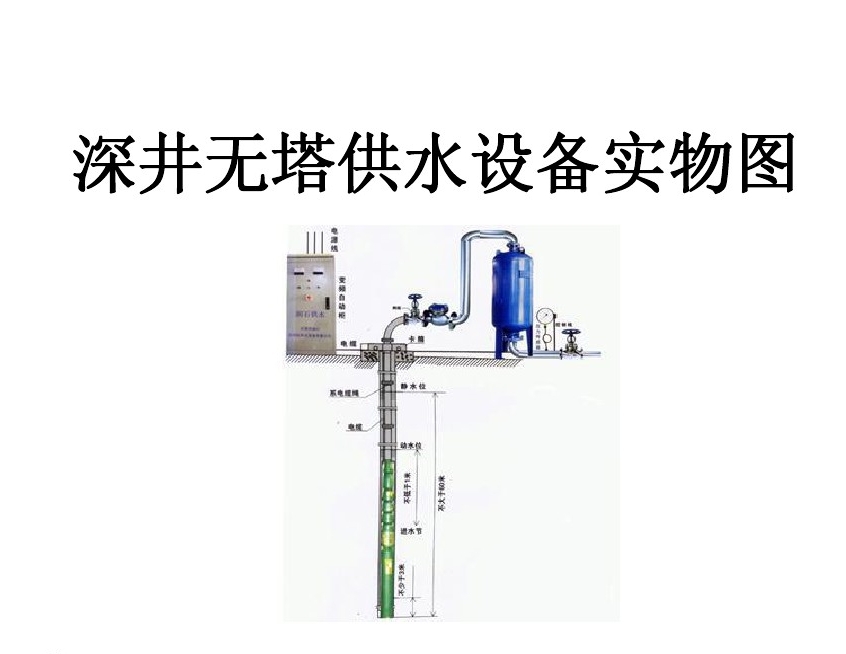 余干县井泵无塔式供水设备